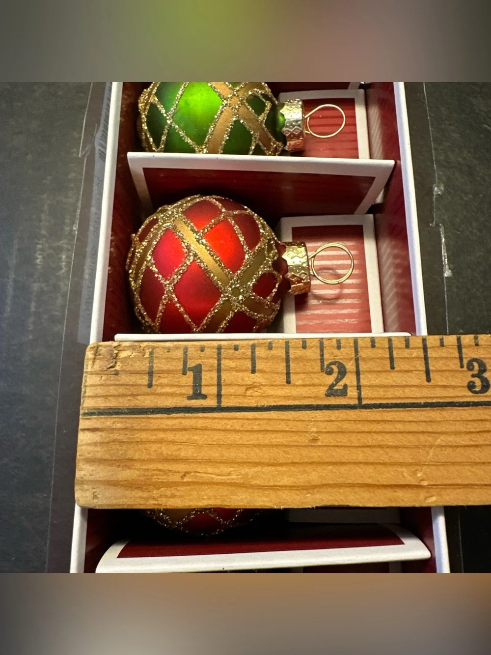 Vintage Target Christmas Ornament Name Card Holders Set of 6 Holiday Table Decor